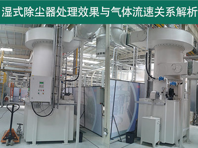 湿式除尘器的处理效果是否受到气体流速的影响？